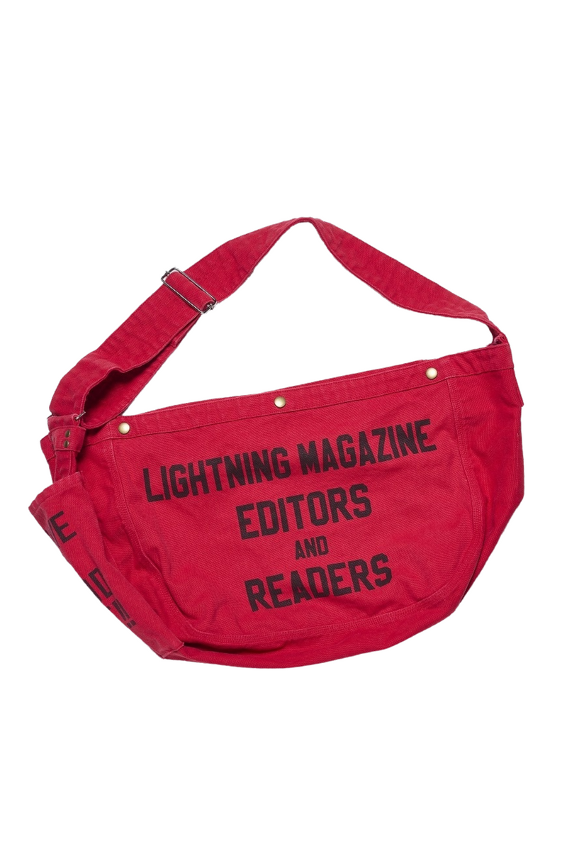 【新品未使用】Club Lightning newspaper bag USA 新品未使用】Club Lightning newspaper bag USA